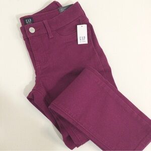 GAP NWT Girls High Stretch Slim Fit Adjustable Waist Jeans , Sz.10